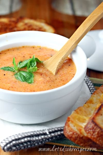 Easy to make Tomato Parmesan Soup