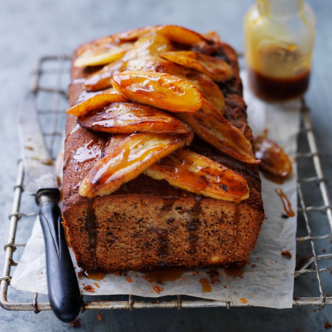 Banana Bread with Caramelised Bananas Perfect Easter Brunch