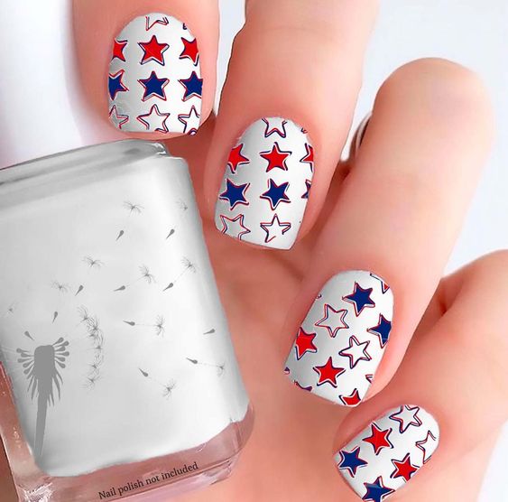 4th of July Nail Art