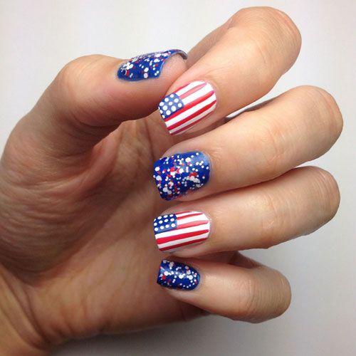 nail ideas for the 4th of july