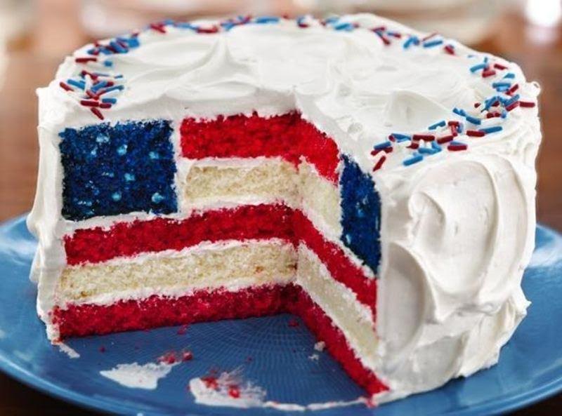 America Cake for 4th of July