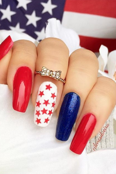 4th of July Nails